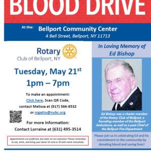 BLOOD DRIVE NOTICE