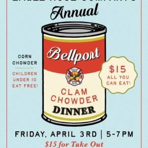 Eagle Hose Company’s Annual Clam Chowder Dinner