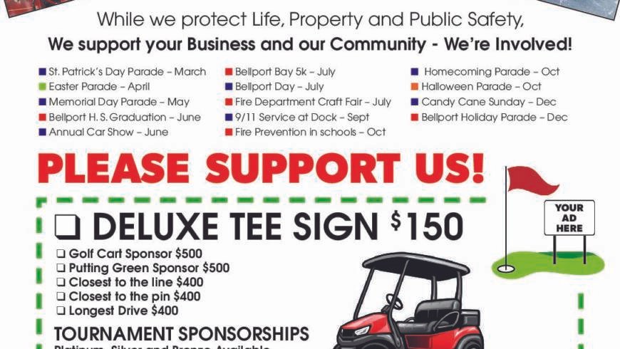 Support the 2026 Bellport Fire Department Golf Tournament